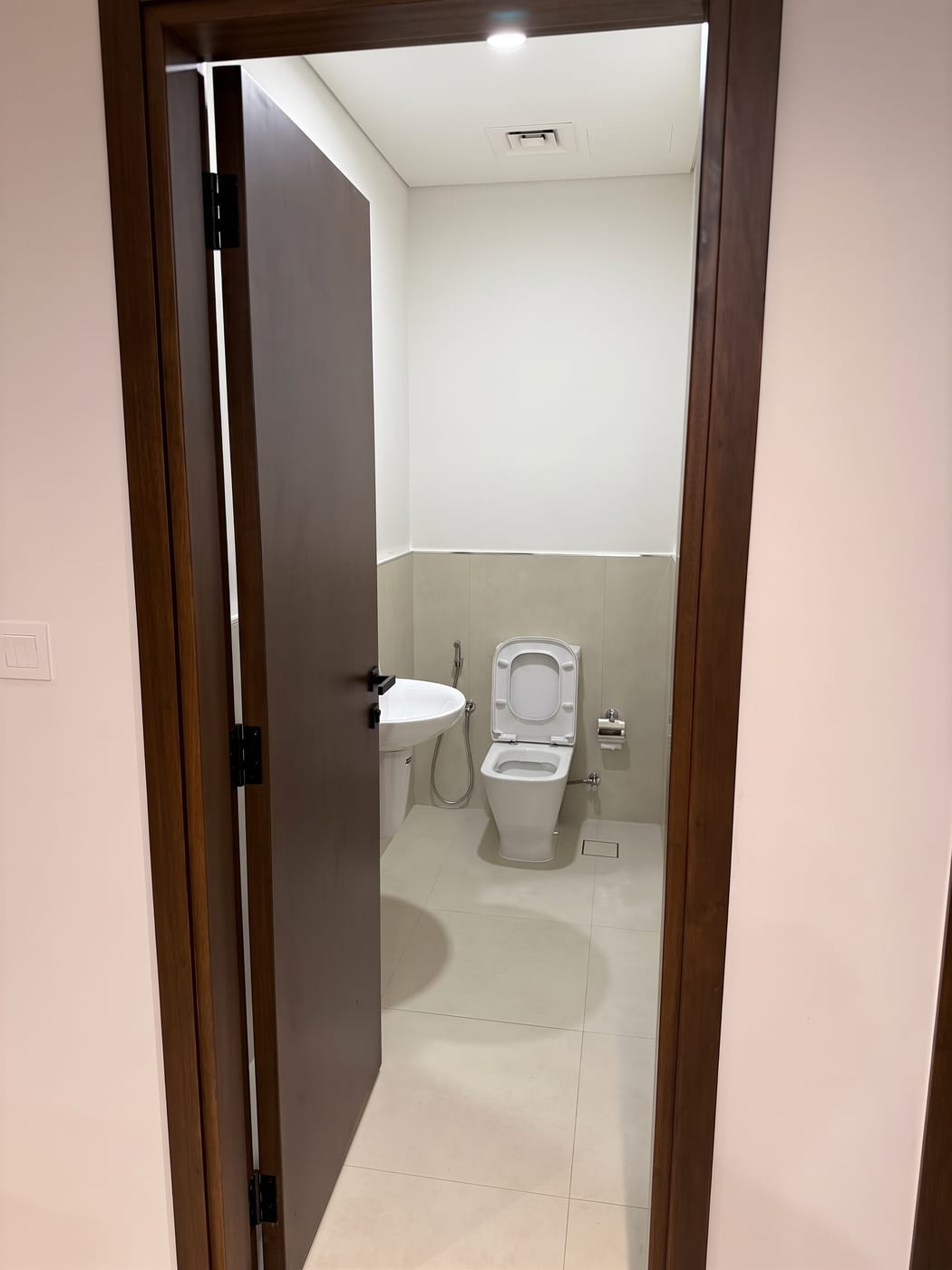 Guest bathroom, Decluttered