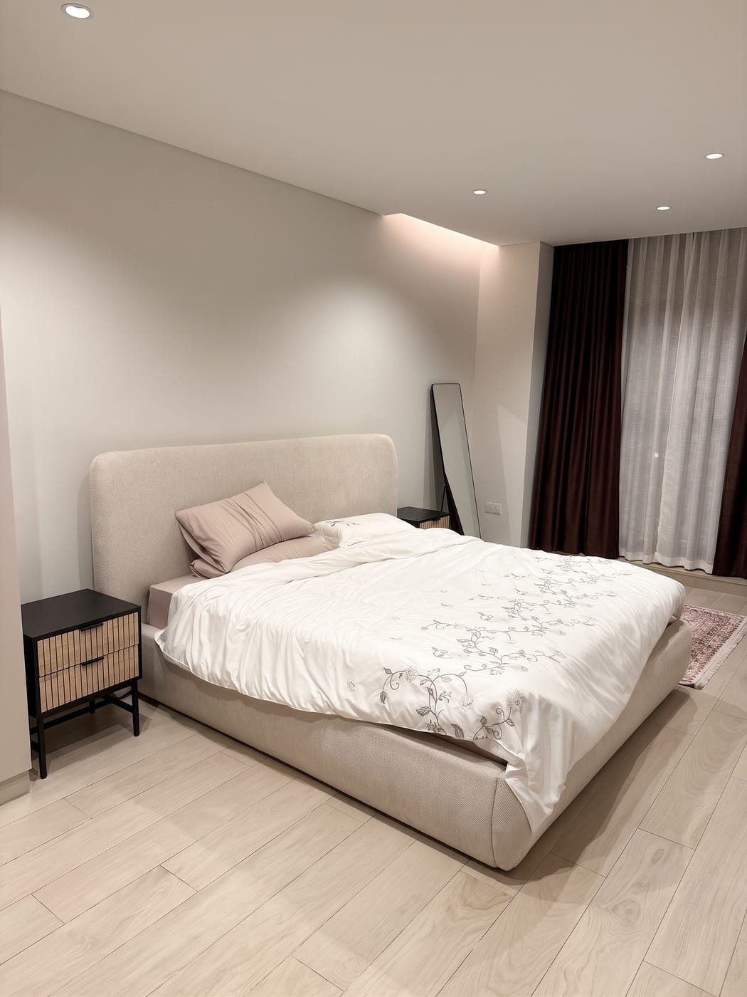 Bedroom, Decluttered