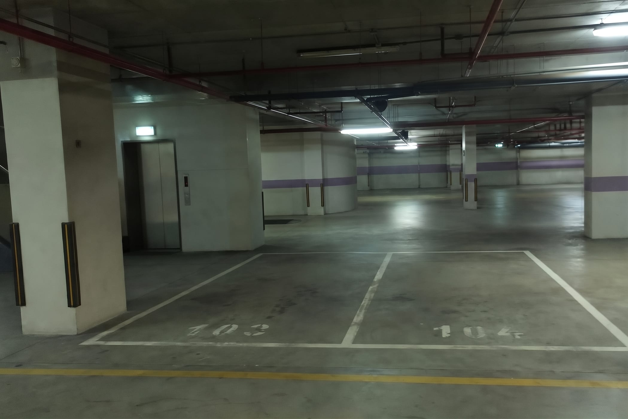 Parking, Decluttered